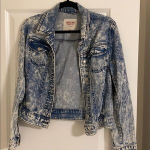 Mossimo Bleached/Distressed Jean Jacket